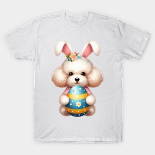 Easter Poodle Dog T-Shirt
